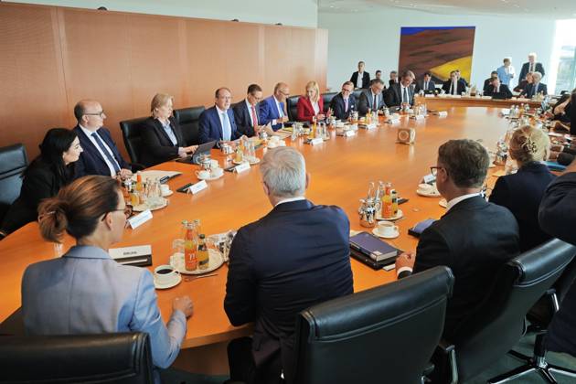 Berlin, Cabinet meeting at the Federal Chancellery