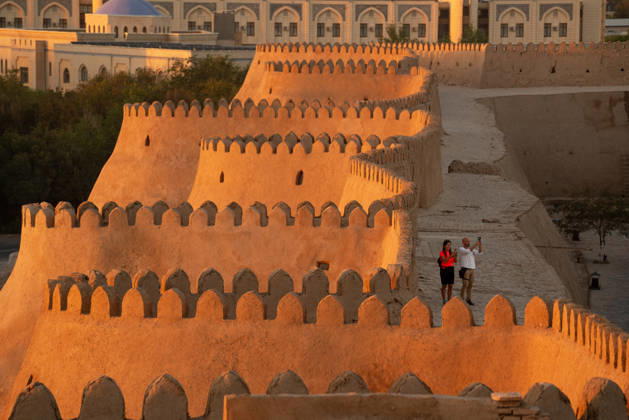 Uzbekistan: Restoration of the walls surrounding the Itchan Kala UNESCO site in Khiva