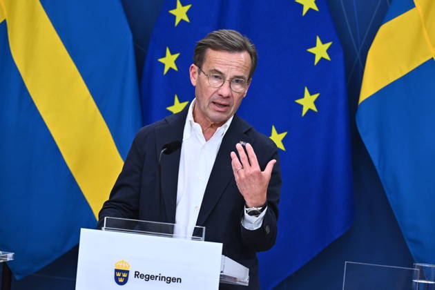 Sweden: Ulf Kristersson outlines measures to tackle organised crime, Stockholm