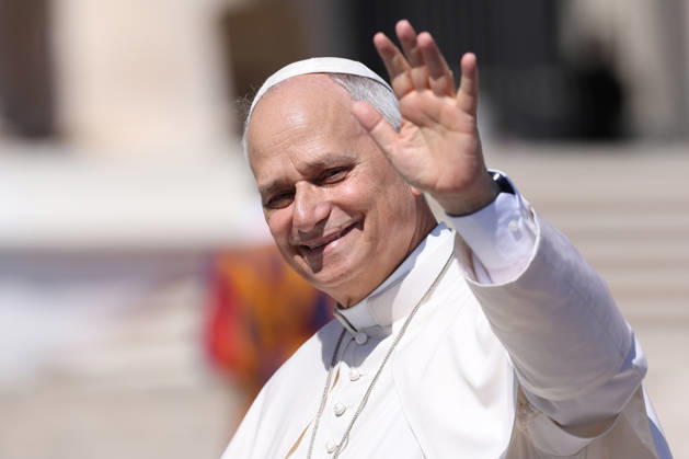 Vatikan, Papst Leo XIV. während Generalaudienz