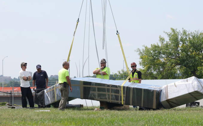 USA: Removal of the ‘Blue’ sculpture from the grounds of the Kennedy Centre in Washington DC