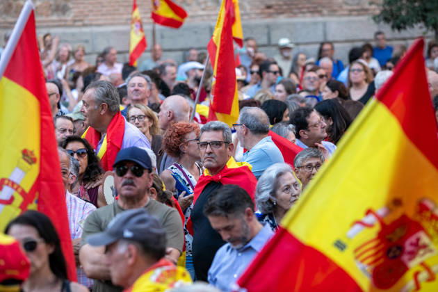 Spain: Protest against migrants on Ceuta Day in Toledo