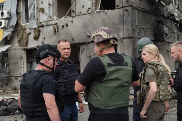 Ukraine-Krieg, Schäden durch russischen Angriff auf Dnipro