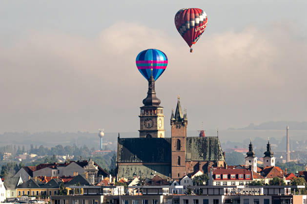 Czech Republic, Hot-air Balloon Festival in Hradec Králové
