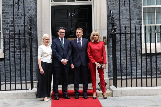 United Kingdom: Andy Burnham welcomes Emmanuel and Brigitte Macron to London