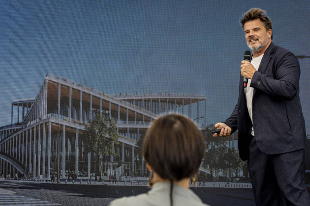 Tschechien, Bjarke Ingels präsentiert Philharmonie-Projekt in Mnichovo Hradiste