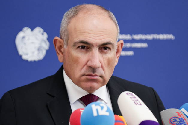 Armenia, Nikol Pashinyan at a press conference in Yerevan