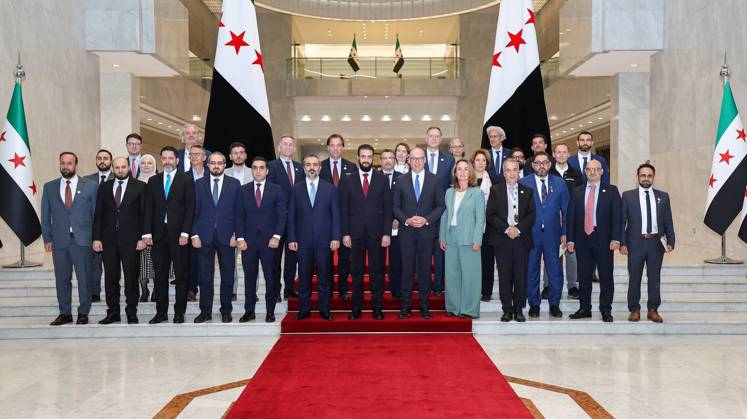 Syria: Ahmed al-Sharaa meets German business delegation in Damascus