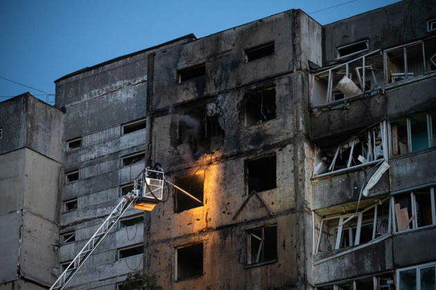 War in Ukraine, Russian air strike on Kyiv