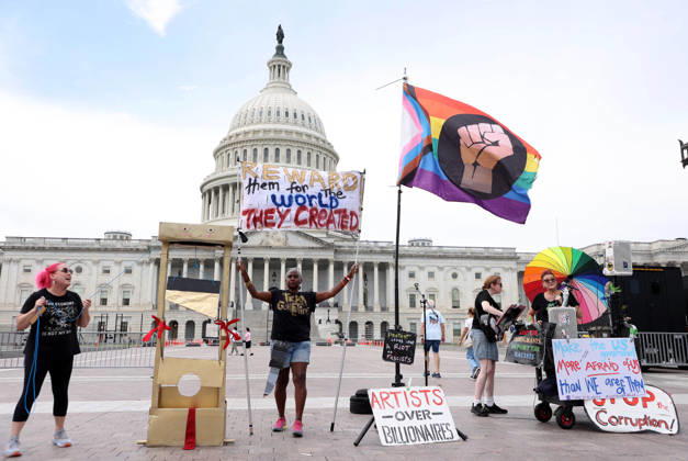 USA: Protest in Washington DC against Donald Trump’s abuse of power