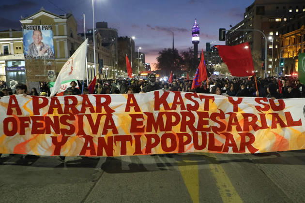 Chile, Proteste in Santiago