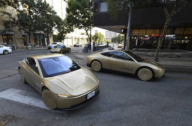 USA, Tesla Cybercab Launch Event in Austin, Texas