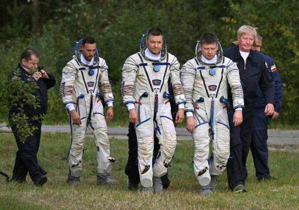 Russland, Training für die Mission zur internationalen Weltraumstation in Noginsk