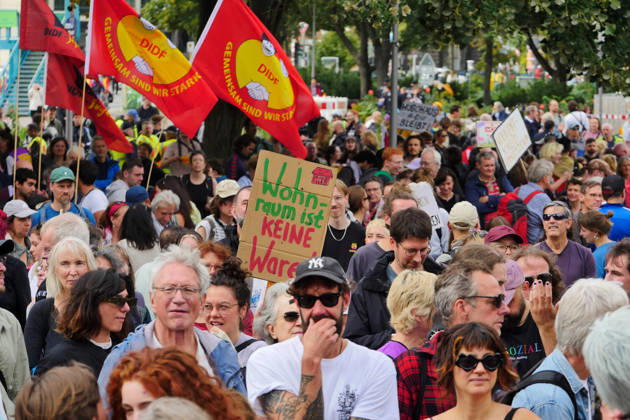 Berlin, Demo gegen hohe Mieten