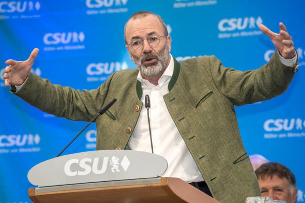 Bavaria, CSU political morning get-together at the Aubinger Autumn Festival in Munich