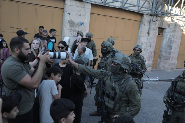 Nahostkonflikt, Westjordanland, Israelische Streitkräfte in Hebron