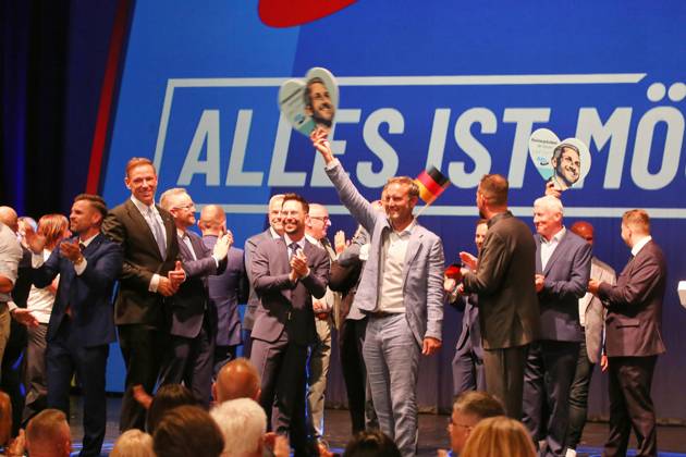 Landtagswahl in Sachsen-Anhalt, AfD Wahlfeier in Magdeburg