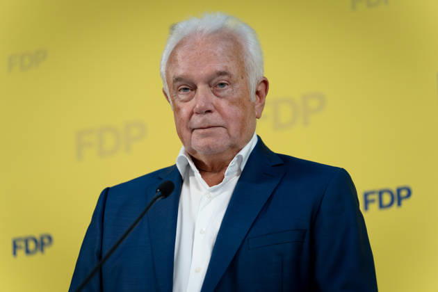 Landtagswahl in Sachsen-Anhalt, FDP Pressekonferenz mit Wolfgang Kubicki in Berlin