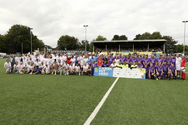 Celebrity, ‘Kicken mit Herz’ charity football match in Hamburg