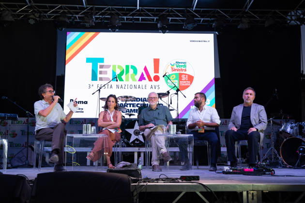 Italien, Jeremy Corbyn zu Gast beim AVS-Festival Terra in Rom
