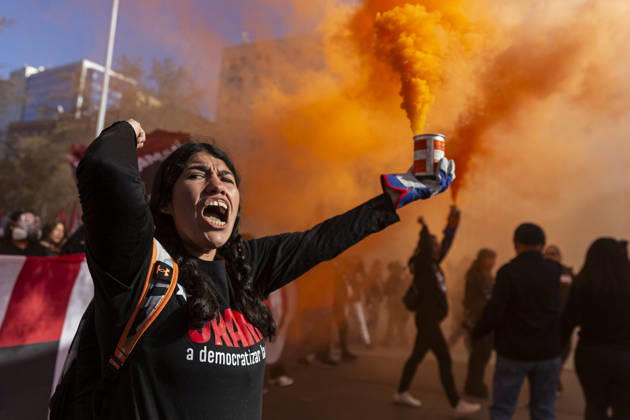 Chile: Protests in Santiago to mark the anniversary of the Pinochet coup
