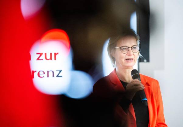 Thuringia, Katja Wolf: Press conference marking the end of the BSW parliamentary group in the state parliament