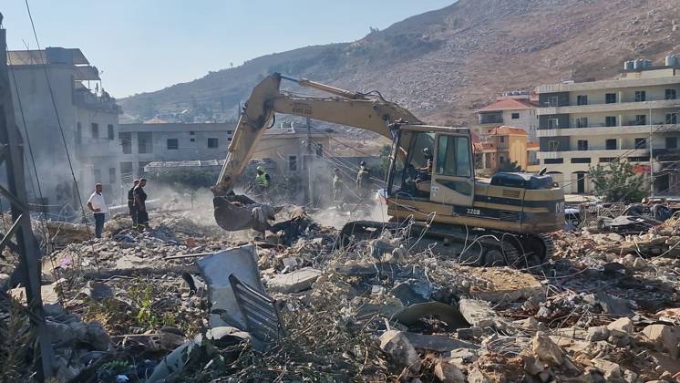 War in the Middle East, Lebanon, Israeli attacks near Nabataea