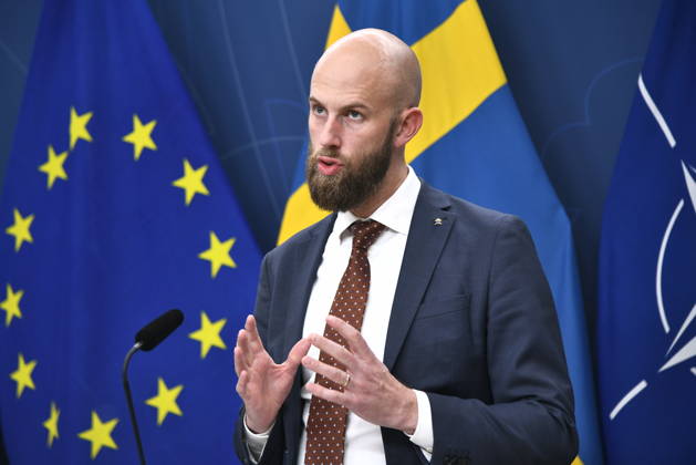 Sweden, press conference on the SE-Alert warning system in Stockholm