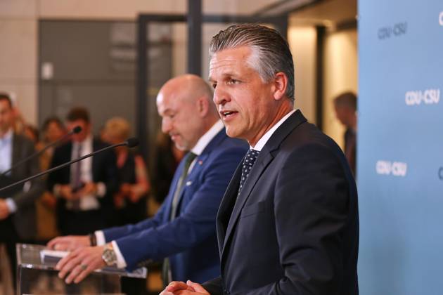 Berlin, CDU CSU Fraktionssitzung und Pressekonferenz