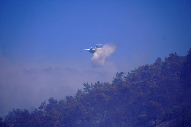 Turkey, forest fires in Muğla