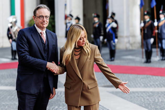 Italy: Giorgia Meloni meets Bart De Wever in Rome