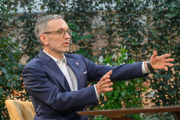 Österreich, Herbert Kickl Sommerinterview in Wien