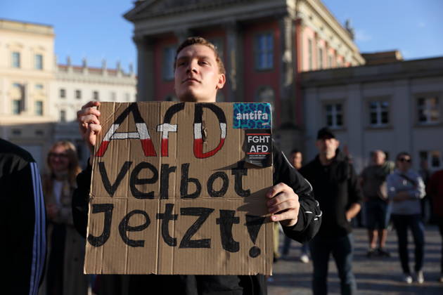 Brandenburg: Protests against the AfD in Potsdam
