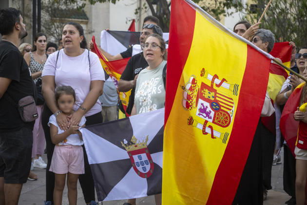 Spanien, Demonstration wegen mangelnder Sicherheit in Ceuta