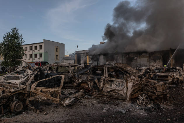 Ukraine-Krieg, Russischer Luftangriff auf Kyjiw