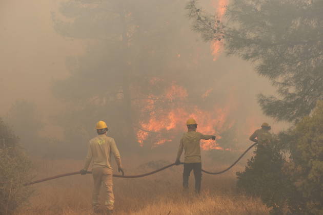 Turkey, forest fires in Antalya