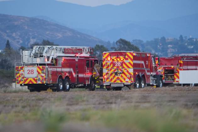 USA, Unfall eines Kleinflugzeugs in San Diego
