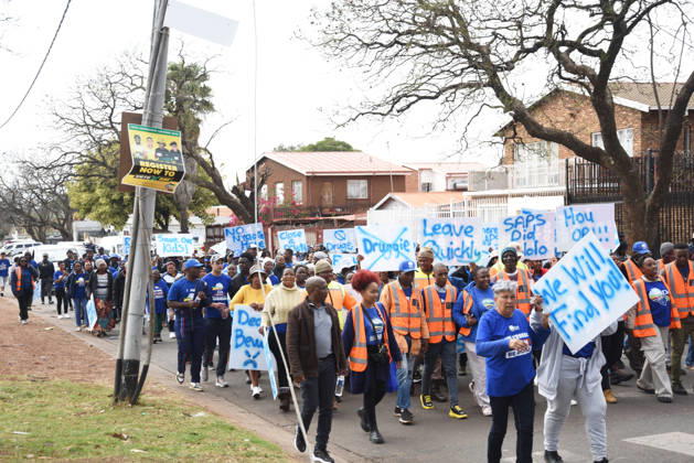 South Africa: Protest against drugs and brothels