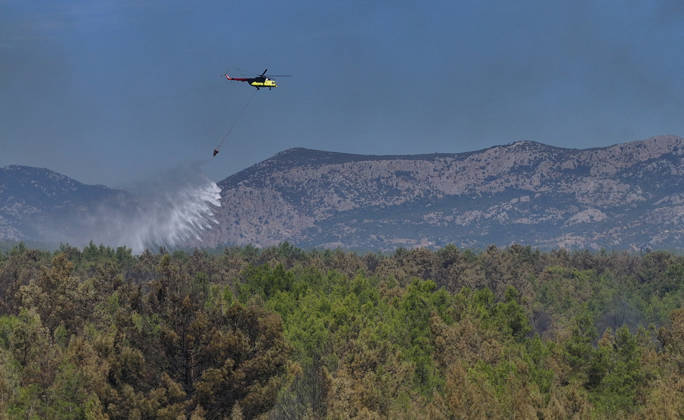 Turkey, forest fires in Antalya