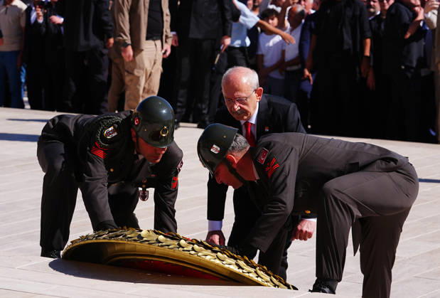 Turkey: The opposition party, the CHP, celebrates its 103rd anniversary at the Atatürk Mausoleum in Ankara