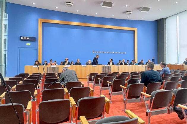 Berlin, Federal Press Conference: Government Press Conference