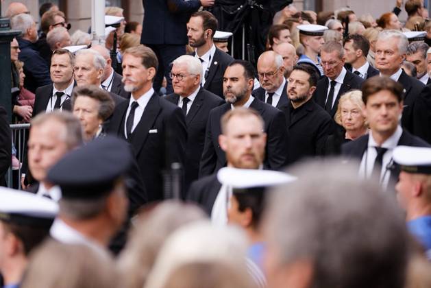 Oslo: Volodymyr Zelenskyy at King Harald’s funeral service in Oslo