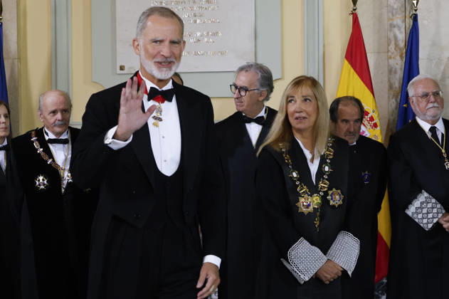 Royals: King Felipe VI of Spain opens the judicial year in Madrid