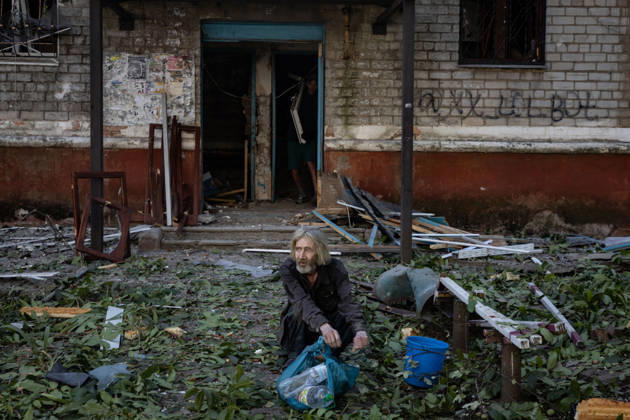 Ukraine-Krieg, Eindrücke nach russischen Luftangriffen auf Kramatorsk