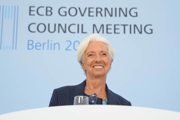 Berlin, EZB Pressekonferenz im Gästehaus der Bundesbank
