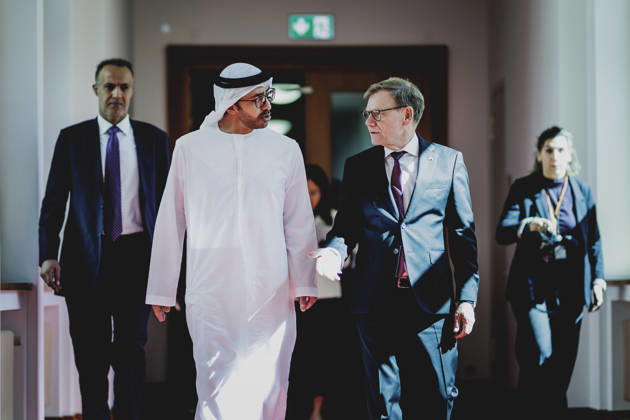 Berlin, Johann Wadephul empfängt Scheich Abdullah bin Zayed Al Nahyan