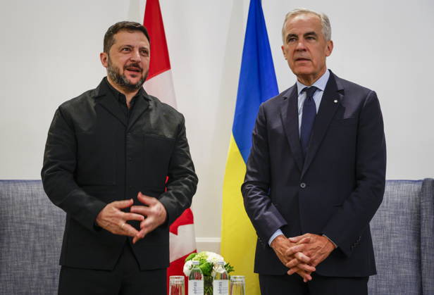 Kanada, Mark Carney empfängt Wolodymyr Selenskyj in Calgary