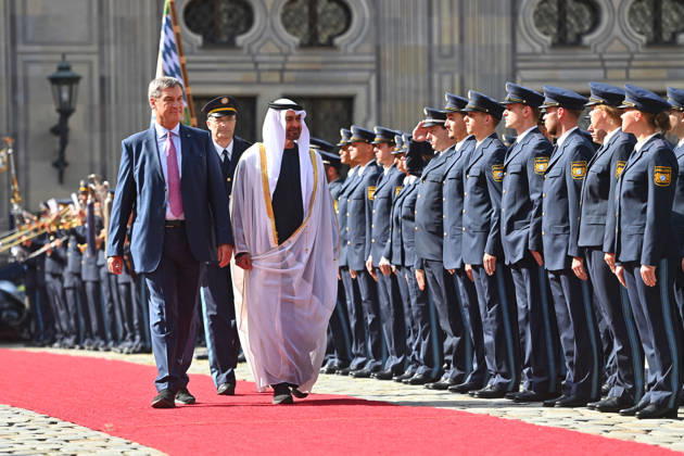 Bavaria: Markus Söder welcomes Sheikh Mohammed bin Zayed Al Nahyan to Munich