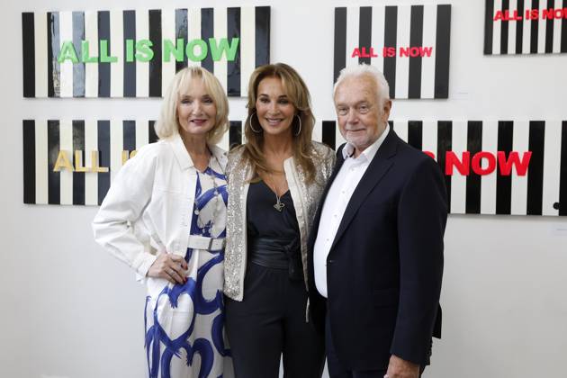 Celebrity, Caroline Beil während der Vernissage zu All is Now in der Galerie Heartspace Kunstraum in Berlin