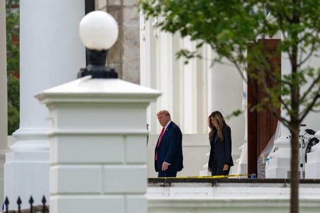 USA: Donald Trump on his way to the 9/11 memorial service